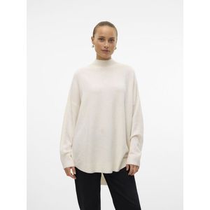 Vero Moda Vmplaza Ls Highneck Long Pullover Birch BEIGE M