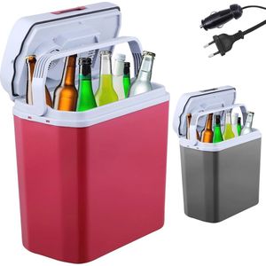 20 liter koelbox voor auto en stopcontact - koel- en verwarmfunctie met eco-modus