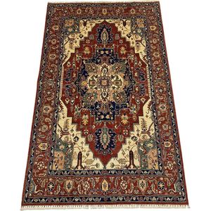 Afghaanse tapijt - Bidjer tapijt - Oosterse tapijt - Handgeknoopte Vloerkleed - 100% Wol - schaap Wol - Afmetingen : 189 x 291 cm tapijt ID: T-101