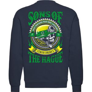 Sweater Sons Of Den Haag | Kerstcadeau | Cadeau voor man | Vaderdag | Navy | maat XXL