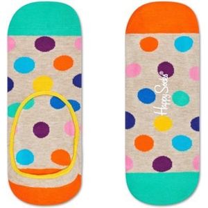 Happy Socks Liner Big Dot Kousevoetje - Ecru - Maat 36-40
