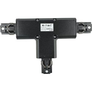 V-TAC LED-Railverlichting - Track Connector 4T - IP20 - Zwart