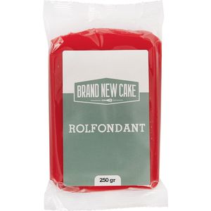BrandNewCake® Rolfondant Rood 250gr - Taartversiering - Taartdecoraties