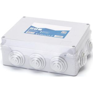 Lasdoos - Kabeldoos - Rechthoek - Opbouw - 190x140x70mm - IP44 - Grijs
