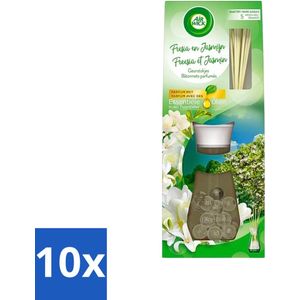 Air Wick Essential Oils - Geurstokjes - Freesia & Jasmijn - 30ml - Bulkverpakking - 10 stuks