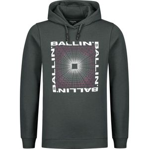 Ballin Amsterdam - Jongens Slim Fit Hoodie - Grijs - Maat 116