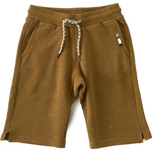 Little Label Sweat shorts jongens - brown sugar