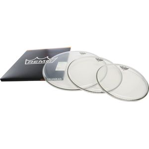 Remo velSet Ambasador, clear, Rock: 10"",12"",16"" - Drumvellen set