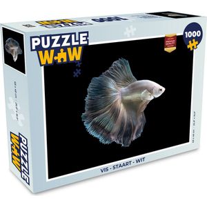 Puzzel Vis - Staart - Wit - Legpuzzel - Puzzel 1000 stukjes volwassenen