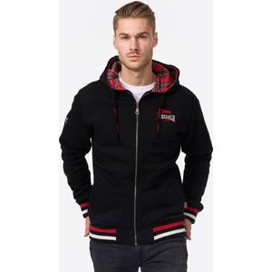 Lonsdale Lancaster Sweatshirt Met Rits Zwart L Man