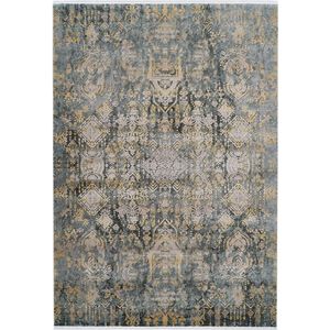 Lalee Orsay | Modern Vloerkleed Laagpolig | Grey Yellow | Tapijt | Karpet | Nieuwe Collectie 2024 | Hoogwaardige Kwaliteit | 200x290 cm