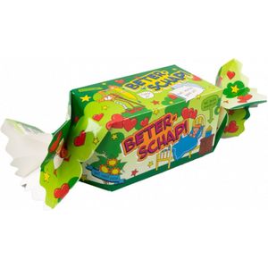 Snoeptoffee - Beterschap - Gevuld met Drop - In cadeauverpakking met gekleurd lint