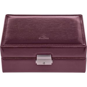 Sacher Sieradendoos New Classic Jewellery Case Britta Bordeaux Wijnrood
