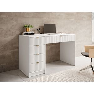 Meubella - Bureau Tavares - Wit - 120 cm