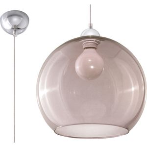 Trend24 Hanglamp Ball - E27 - Grafiet