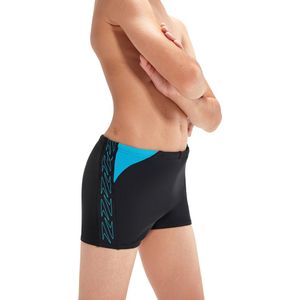 Speedo Hyper Boom Splice Aquashort Jongens - Zwart / Blauw - maat 128