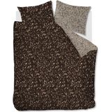 Riviera Maison Fauxy Fur dekbedovertrek - Lits-Jumeaux - 240x200/220 - Bruin