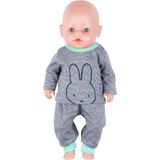 Nijntje, poppenkleding blauw, 1 maat