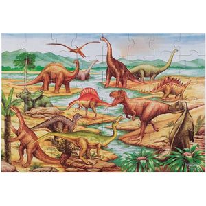 Melissa & Doug - Dinosaurus - Vloerpuzzel - 48 pcs