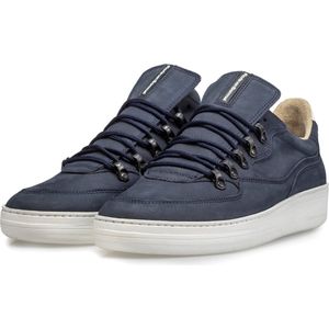 Floris Van Bommel Sfm-10089 Lage sneakers - Heren - Blauw - Maat 43 1/3