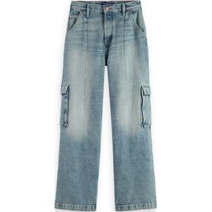 Scotch & Soda THE DEEP LOW RISE LOOSE CARGO JEANS -ROLLING ROAD Dames Jeans - Maat 29-34