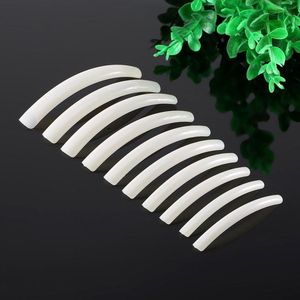 Extra Lange Kunstmatige Vingernagels Tip Halve Cover Valse Nagel Art Design Salon Tips Manicure Decoratie Tool (Beige) - 10 St