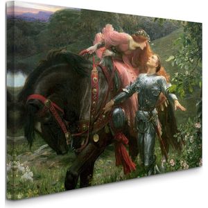 Sir Frank Dicksee - La Belle Dame Sans Merci Art Print - La Belle Dame Sans Merci (1902) - 2:3