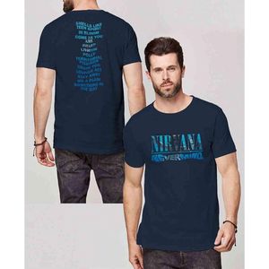 Nirvana - Nevermind Heren T-shirt - L - Blauw
