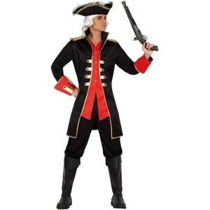 Kapitein piraat William verkleed jas voor heren M/L