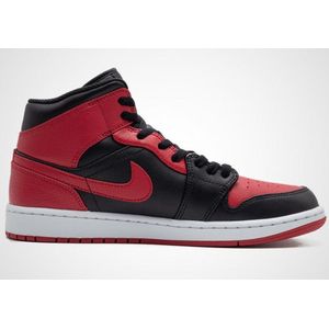 Nike Air Jordan 1 Mid Banned Red Maat 46