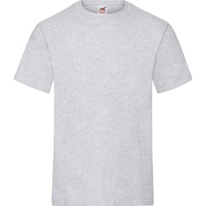 Fruit Of The Loom T-shirts - grijs - heren - ronde hals - 195 g/m2 - Ondershirt S