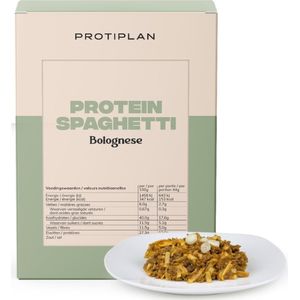 Protiplan | Spaghetti Bolognese | 7 x 44 gram | Koolhydraatarme Pasta | Eiwitrijke Pasta