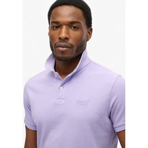 Superdry Vint Destroy Korte Mouw Poloshirt Paars M Man