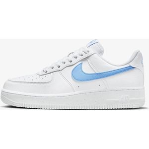 Nike Air Force 1 '07 Next Nature - Sneakers - Unisex - Maat 38 - Wit/Wit/Volt/University Blue