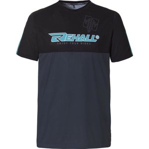 Rehall RAYMOND-R Heren Fietsshirt Korte Mouw Zwart L - Mountainbike Shirt - Sportshirt