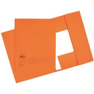 Dossiermap quantore fo 300gr oranje | Omdoos a 10 stuk | 10 stuks