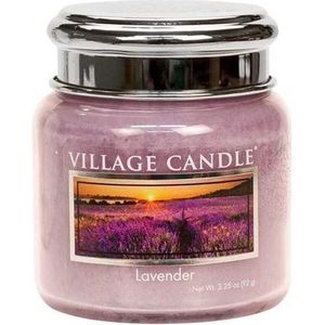 Village Candle Geurkaars - Lavender Ø6 x 7 cm Wax Lila