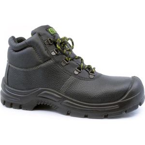 Flex Footwear Easy Mid S3 werkschoenen - veiligheidsschoenen - heren - dames - hoog - stalen neus - antislip - zwart - maat 41