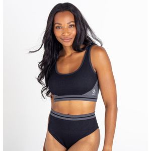 Het Dare2B Don't Sweat It bikinitopje - dames - SeamSmart-technologie - bikini - Zwart
