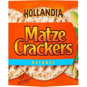 Hollandia Matzes crackers naturel 5 stuks x 100 gram