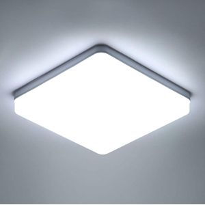 Vierkante LED Plafondlamp 36W 4050LM IP44 6500K - Geschikt voor Badkamer Woonkamer Keuken Slaapkamer Hal Balkon Garage 23 CM