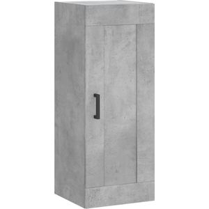 vidaXL-Wandkast-34,5x34x90-cm-bewerkt-hout-betongrijs