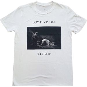 Joy Division - Classic Closer Heren T-shirt - 2XL - Wit