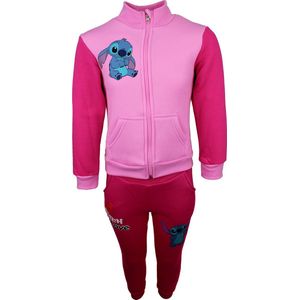 Disney Joggingpak / Huispak Lilo & Stitch roze Kids & Kind Meisjes Roze - Maat: 110