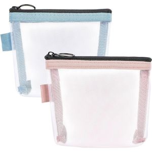 Mini Rits Toilettas Set - Waterdichte Nylon Make-up Tassen voor Reizen