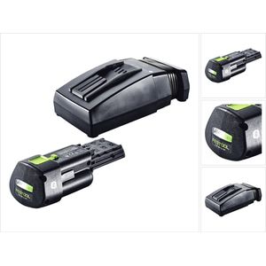 Festool energieset 1x BP 18 Li 3.0 Ergo I accu 18 V 3,0 Ah / 3000 mAh Li-Ion ( 577704 ) + TCL 6 lader ( 201135 )