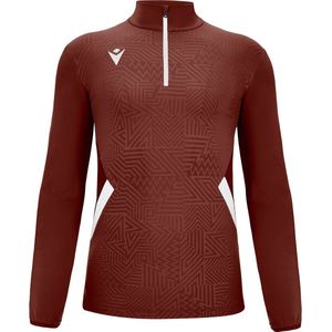 Macron Victory Fraser Ziptop Kinderen - Bordeaux / Wit | Maat: 9-10 Y