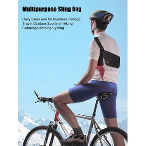 Anti-diefstal waterdichte schouderrugzak sling borst crossbody bag cover pack rugzak fiets sport