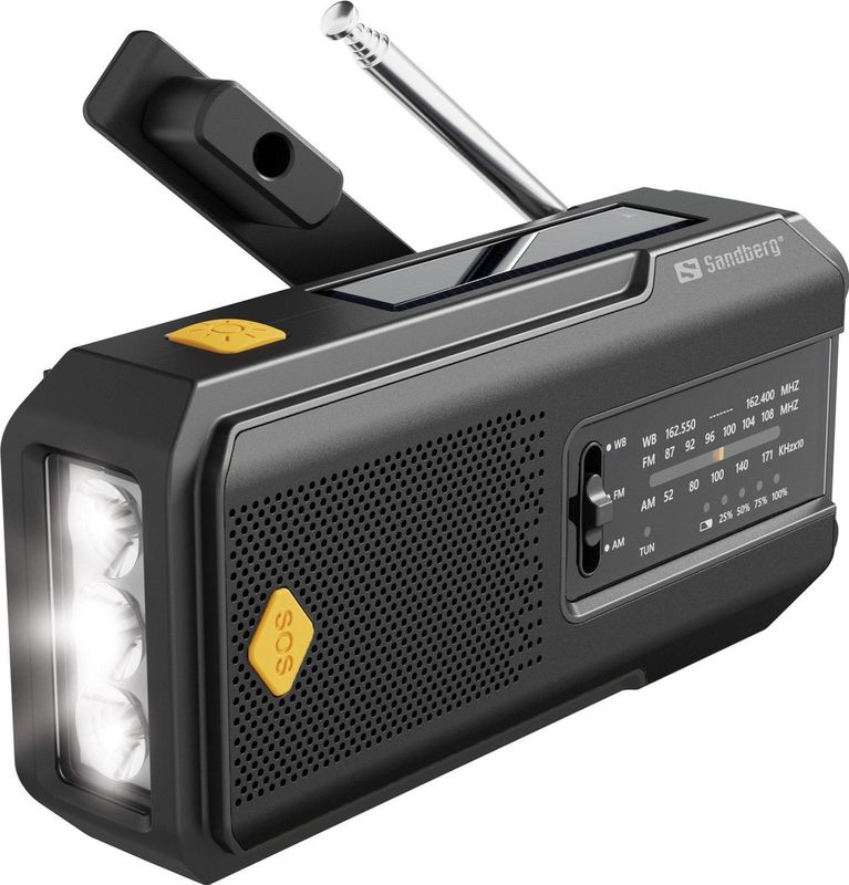 Sandberg Survivor Radio Powerbank All-in-1 2000
