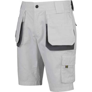 STØRVIK Job Korte Schildersbroek Werkbroek Heren - Werkshort - Werkbermuda - Werk Short - Maat XS - Wit